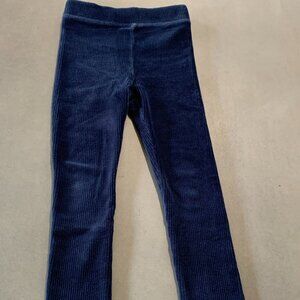 Crewcuts Girls Corduroy Leggings – Navy Blue – Size 6
